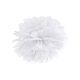 Fehér selyempapír pompom 35 cm