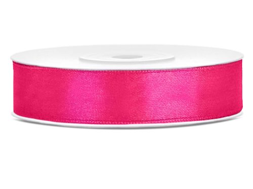 Pink szatén szalag 12mm x 25m