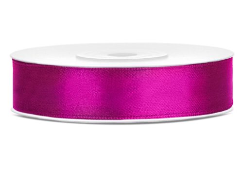 Magenta szatén szalag 12mm x 25m